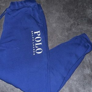Polo Ralph Lauren blue fleece joggers